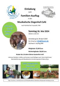 Infos zum Familienausflug ins Ziegenhof-Cafe